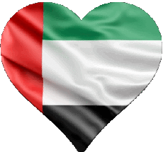 Flags Asia United Arab Emirates Heart 
