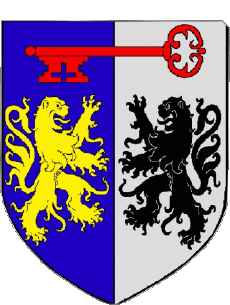 Blasón-Banderas Francia Departamentos - Ciudades 14 THAON 