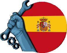 Mensajes Español 1 de Mayo Feliz día del Trabajador - España 