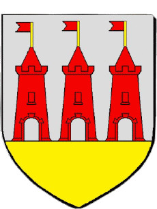 Blasón-Banderas Francia Departamentos - Ciudades 90 GIROMAGNY Blasón