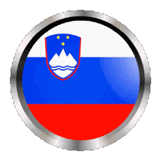 Drapeaux Europe Slovénie Rond - Anneaux 