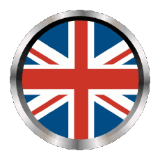 Fahnen Europa Vereinigtes Königreich Rund - Ringe 