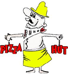 1955-Comida Comida Rápida - Restaurante - Pizza Pizza Hut 1955