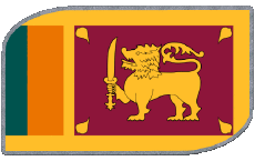 Flags Asia Sri Lanka Rectangle 