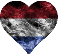 Flags Europe Netherlands Heart 