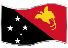 Fahnen Ozeanien Papua Neu-Guinea Rechteck 