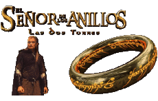 Multimedia Películas Internacional El Señor de los Anillos Las Do Torres Logotipo Español 