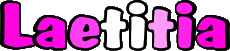 Nome FEMMINILE - Francia L Laetitia 