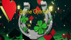 Mensajes Francés Bonne Chance Fondo animado 003 