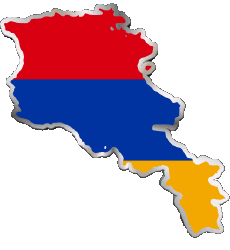 Fahnen Asien Armenien Verschiedene 