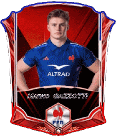 Deportes Rugby - Jugadores Francia Equipo 2025 Marko GAZZOTTI 