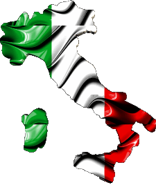 Drapeaux Europe Italie National Carte 