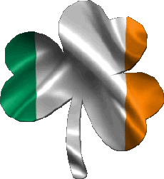 Bandiere Europa Irlanda Trifoglio 