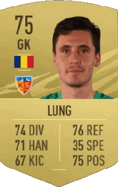 Multimedia Vídeo Juegos F I F A - Jugadores  cartas Rumania Silviu Lung 