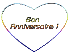 Messagi Francese Bon Anniversaire Coeur 001 