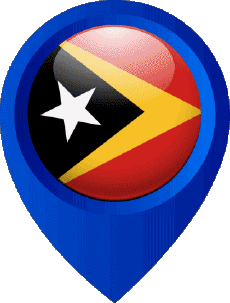 Bandiere Asia Timor Est Perno di posizione 