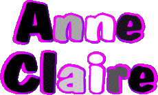 Nome FEMMINILE - Francia A Composto Anne Claire 