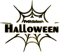 Mensajes Alemán Fröhliches Halloween 01 