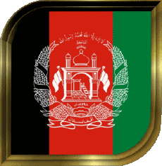 Banderas Asia Afganistán Plaza 