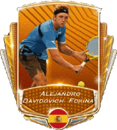 Sports Tennis - Joueurs Espagne Alejandro Davidovich Fokina 