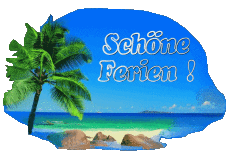 Messages Allemand Schöne Ferien Fond Transparent 17 