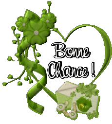 Messages French Bonne Chance Transparent Background 07 