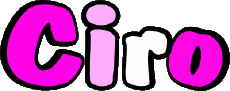 First Names MASCULINE - Italy C Ciro 