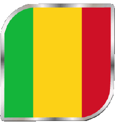 Bandiere Africa Mali Quadrato 