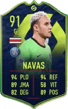 Multimedia Videospiele F I F A - Karten Spieler Costa Rica Keylor Navas 