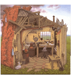 Humor -  Fun Artists Painter Jacek Yerka 