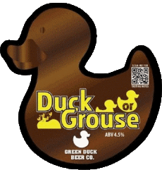 Duck or  Grouse-Boissons Bières Royaume Uni Green Duck Duck or  Grouse