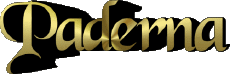 Vorname WEIBLICH - Frankreich P Paderna 