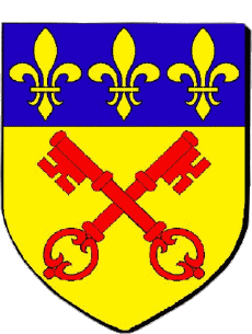 Wappen-Fahnen Frankreich Abteilungen - Städte 80 CORBIE Wappen