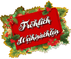 Messages Allemand Fröhliche  Weihnachten Serie 03 