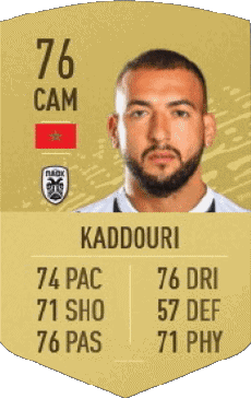 Multimedia Vídeo Juegos F I F A - Jugadores  cartas Marruecos Omar El Kaddouri 