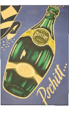 Humor -  Fun Retro Poster - Marken Perrier 