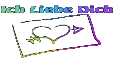 Messagi Tedesco Ich Liebe Dich Cuore 