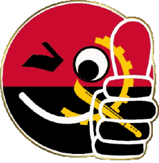 Drapeaux Afrique Angola Smiley - Ok 