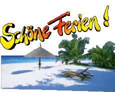 Messagi Tedesco Schöne Ferien Sfondo trasparente 28 