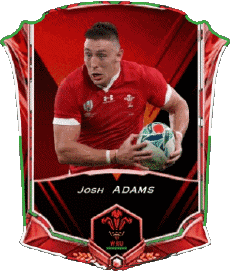 Sports Rugby - Joueurs Pays de Galles Josh Adams 