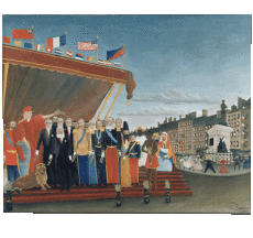 Umorismo -  Fun Pittore di artisti Douanier Rousseau 