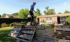 Humour - Fun PERSONNAGES Monocycle Gamelle Fail 