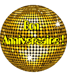 Messagi Francese Bon Anniversaire Abstrait - Géométrique Sfondo trasparente 013 