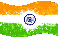 Banderas Asia India Rectángulo 