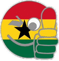 Banderas África Ghana Smiley - OK 