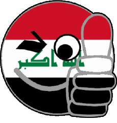 Flags Asia Iraq Smiley - OK 