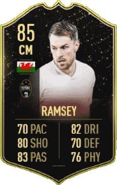 Multimedia Vídeo Juegos F I F A - Jugadores  cartas Gales Aaron Ramsey 