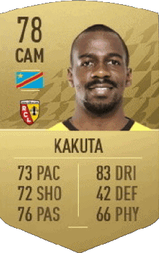 Multi Média Jeux Vidéo F I F A - Joueurs Cartes Congo Gaël Kakuta 