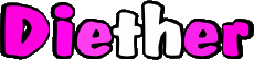 Prénoms MASCULIN - Allemagne D Diether 