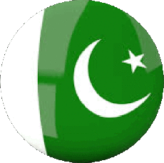 Fahnen Asien Pakistan Runde 